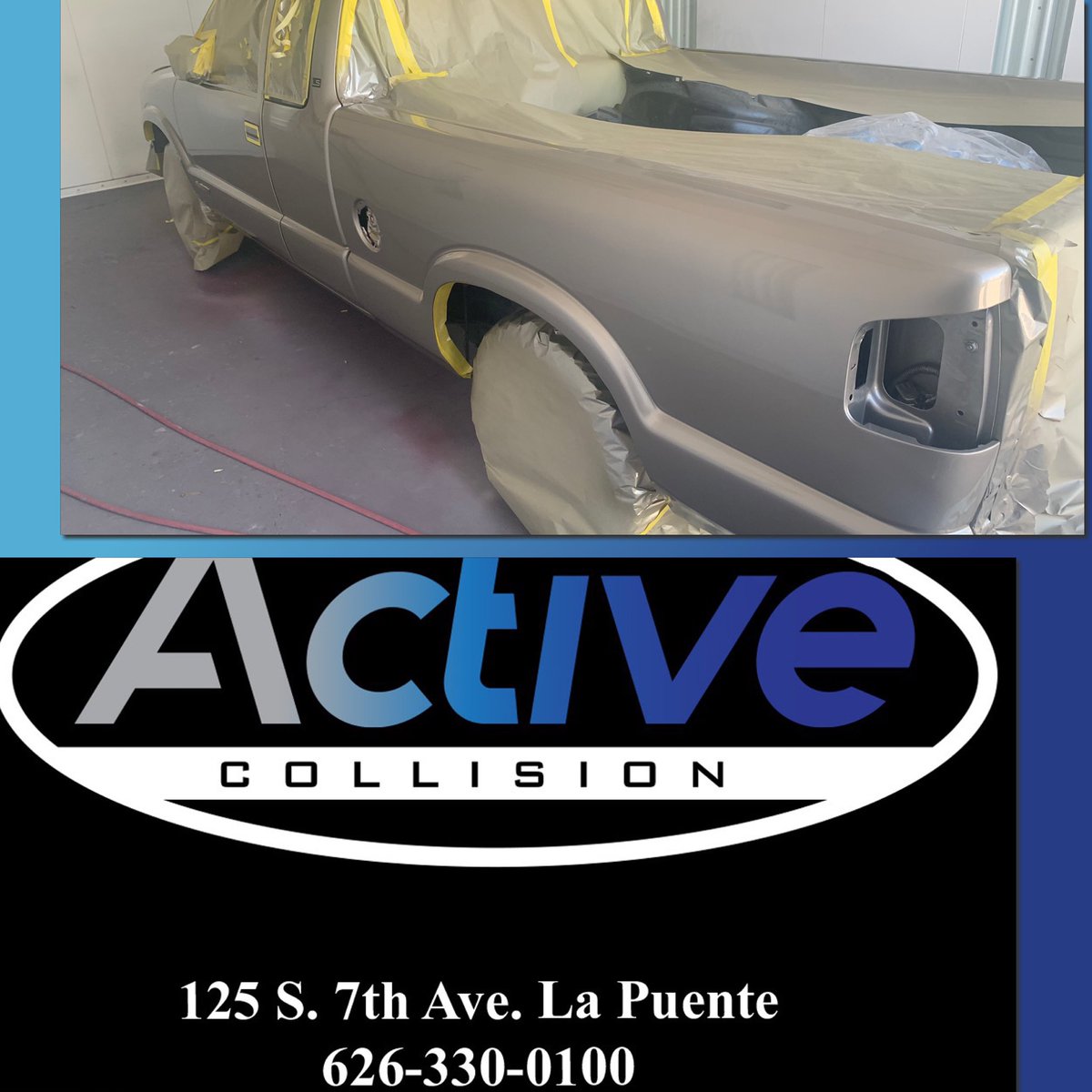 activeLaPuente's tweet photo. When life gives you #Monday you dip it in #gold and #shine all day! Just like this #chevyS10 we just dipped in #Gold !  Make #ActiveCollision Your First Stop in #CollisionRepair ! https://t.co/cacn7gXDin