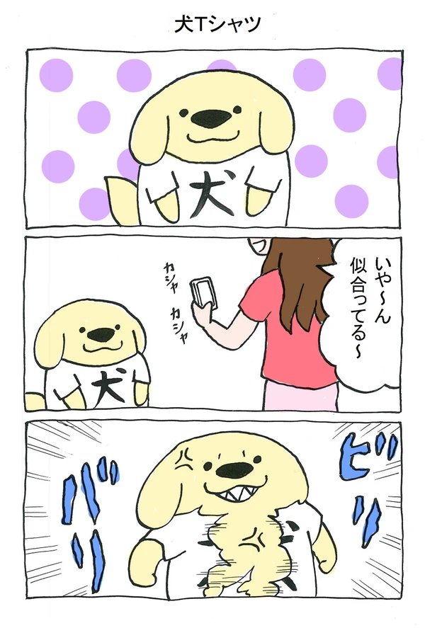 ワンちゃんのマンガ 