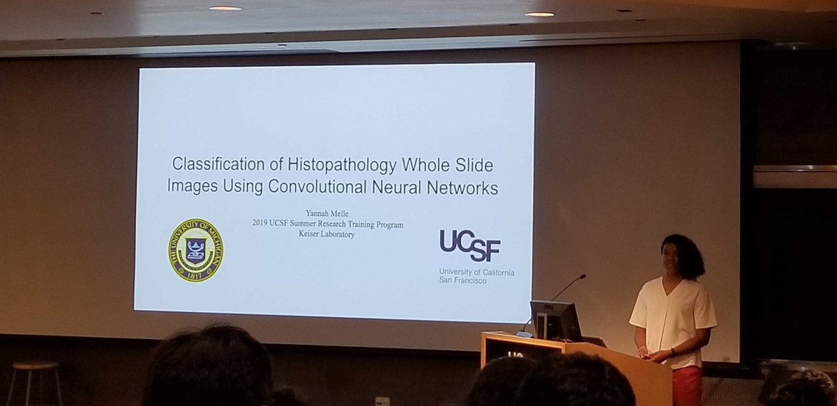kangway chuang (@kangway) on Twitter photo Wow, I'm so impressed by <a href="/UMich/">University of Michigan</a> undergrad <a href="/YannahMelle/">Yannah Melle</a>, who just gave an awesome talk on her summer research in the <a href="/keiser_lab/">Keiser Lab</a> as part of the UCSF Summer Research Training Program! Great job and thanks so much for making the lab awesome, can't wait to see what you do next! Wow, I'm so impressed by <a href="/UMich/">University of Michigan</a> undergrad <a href="/YannahMelle/">Yannah Melle</a>, who just gave an awesome talk on her summer research in the <a href="/keiser_lab/">Keiser Lab</a> as part of the UCSF Summer Research Training Program! Great job and thanks so much for making the lab awesome, can't wait to see what you do next!