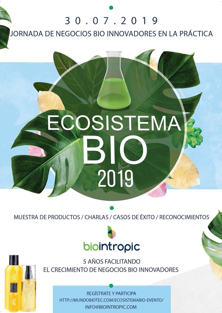 ClaudiaMBetancu's tweet photo. Conoces un dentrifico en polvo con certificación orgánica? O peptidos nanoencapsulados para estimular el colágeno? Ingredientes funcionales para snack de mascotas? O membranas aisladas de instetino de porcino para regeneración osea? Conoce más en Ecosistema Bio 2019 @BIOINTROPIC https://t.co/C7zcpWaebY