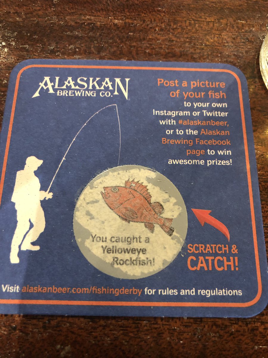 🤔 what does a yellow eye rockfish mean? #alaskanbeer