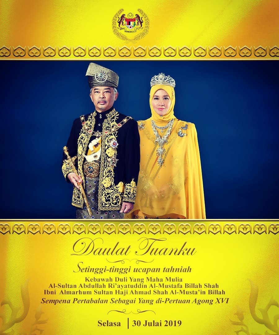 hari pertabalan agong julai 2019