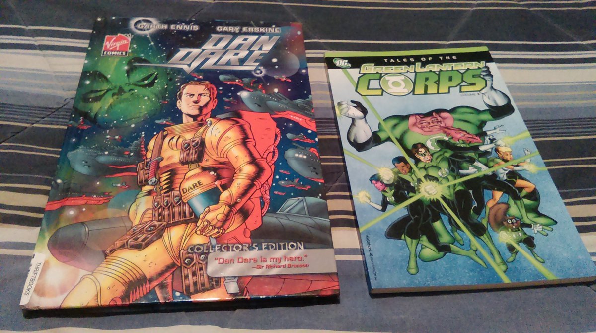 RandyS0725's tweet photo. Hey, look what came for me in the mail today (7/29)! Two TPBs, one from #DCComics & one from #VirginComics! π https://t.co/itepL04q51