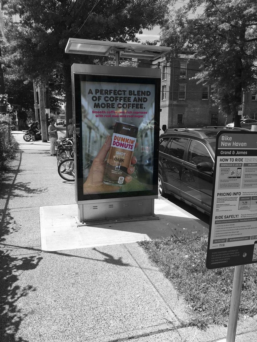 capitoloutdoor's tweet photo. Sometimes coffee needs more coffee (especially the Monday after Capitol's National #ooh Holiday).#shotinthedark @dunkindonuts #adpanels #newhaven #mondaymotivation
https://t.co/uYNm1MJBVj https://t.co/bAkvG6nB79