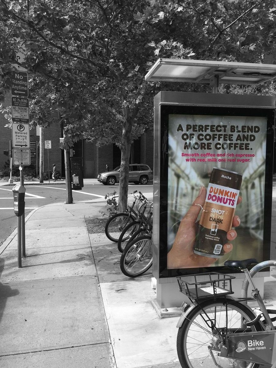 capitoloutdoor's tweet photo. Sometimes coffee needs more coffee (especially the Monday after Capitol's National #ooh Holiday).#shotinthedark @dunkindonuts #adpanels #newhaven #mondaymotivation
https://t.co/uYNm1MJBVj https://t.co/bAkvG6nB79
