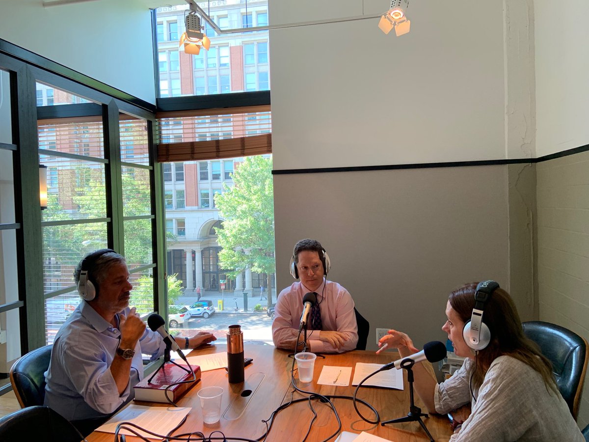 Co-hosts @PDSchechter and @Muni_Jensen record an episode on Hong Kong with @KennedyCSIS, senior adviser of the Freeman Chair in China Studies @CSIS. Coming soon!