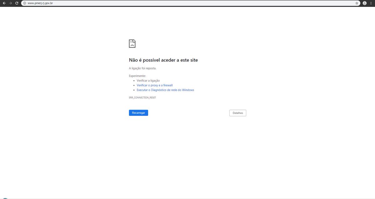 Polícia Militar Rio De Janeiro Is Down By LulzBR

< / pmerj.rj.gov.br >

Check-Report : check-host.net/check-report/a…

#TangoDown #LulzBR #Fuck_Government #AntiSec