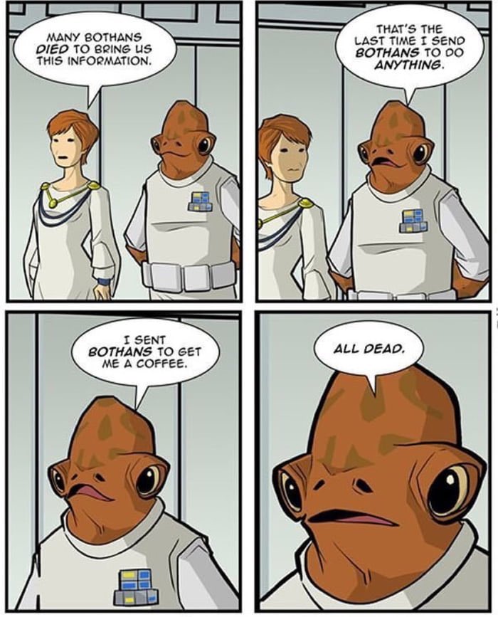 ScarifPodcast's tweet photo. I love this....#Bothans https://t.co/eS8ijtLkRl