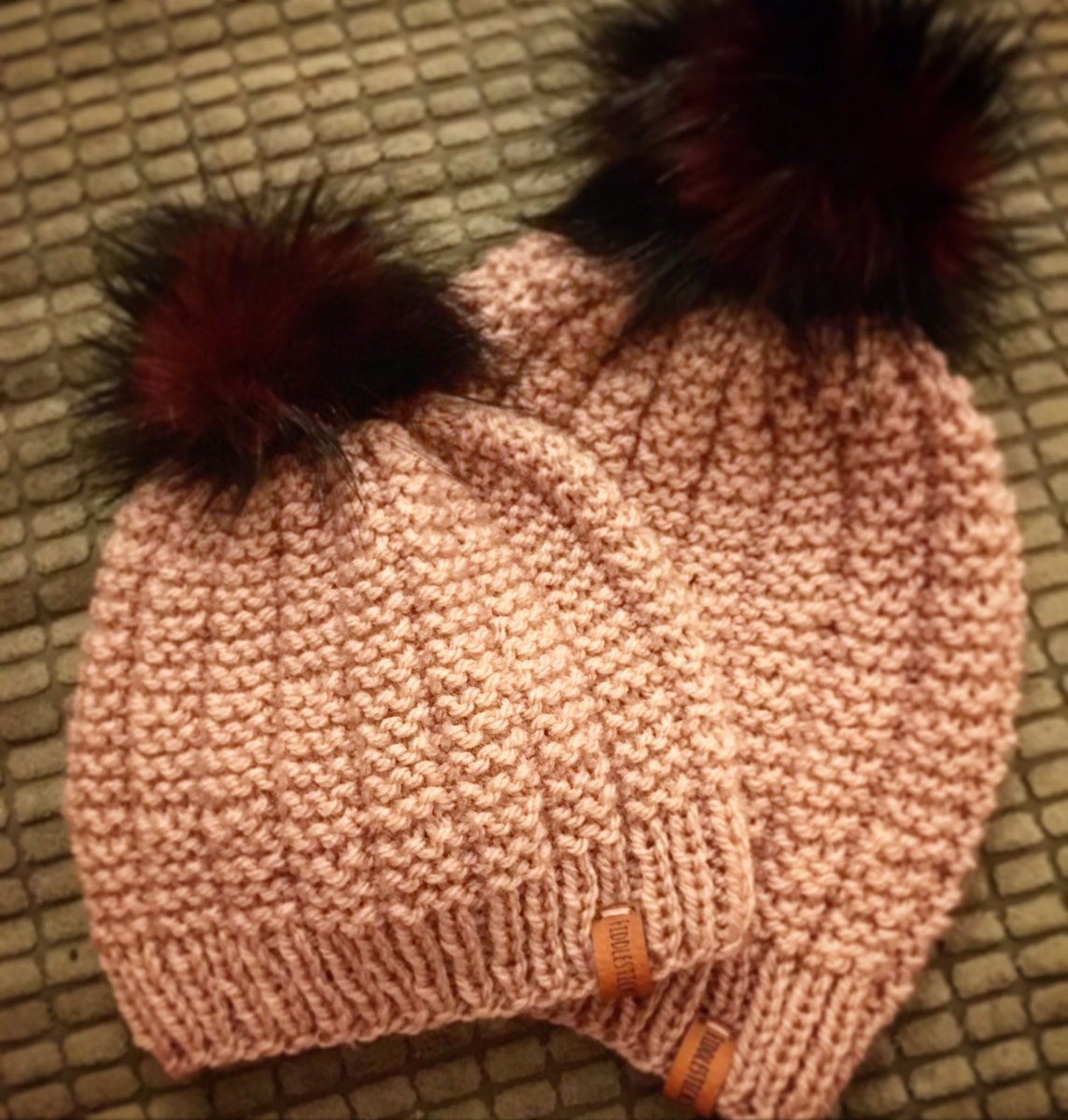 TreacleKnits's tweet photo. Matchy matchy! #knitting #handmade #knitflix #mammaandme #hats #beanies https://t.co/D3VMuOQTMg