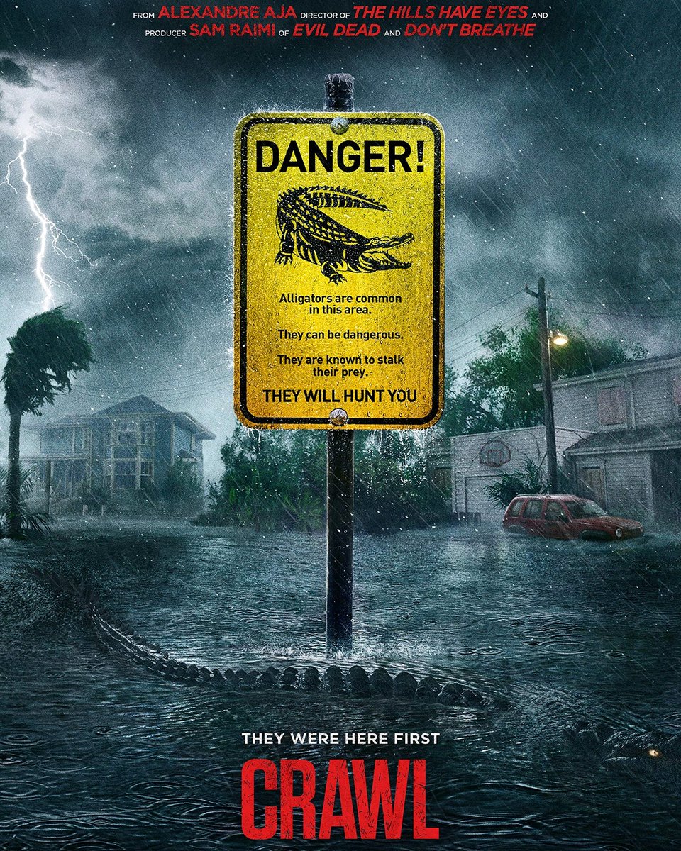 dvbchnn's tweet photo. Hats off to @cineworld for showing #Crawl tonight at the Secret Screening 👏🏼 Thoroughly enjoyed it. 

#Crawl #CrawlMovie #movie #horror #thriller #NowWatching #AlexandreAja #CineworldSecretScreening https://t.co/RFvsxJpr6E
