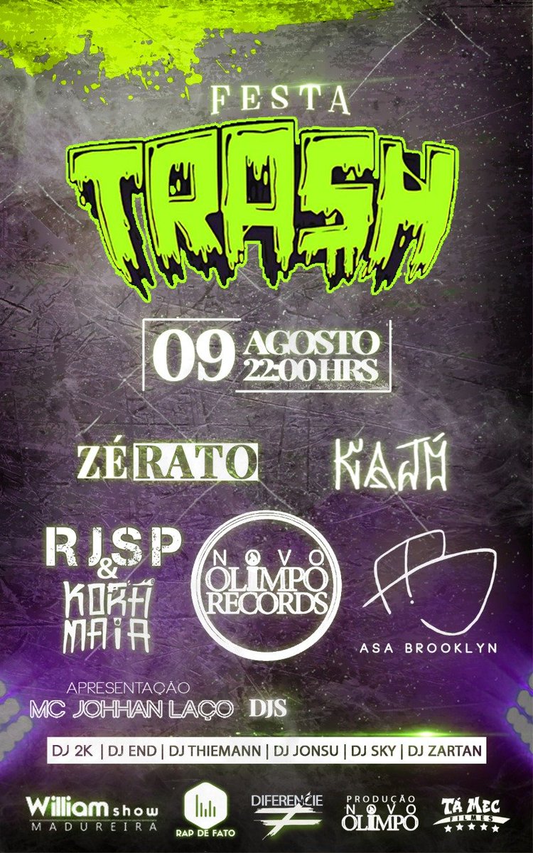 A festa mais underground do Rio de Janeiro está de volta às ORIGENS,na Zona Norte !! Madureira -William Show

Para essa 4° edição reunimos o que há de melhor do underground carioca. Sorteio de tattoo, e outras novidades
ENTRADA: 5$ c/ nome na lista abaixo
facebook.com/events/1176077…