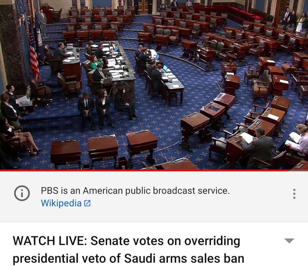 kickinghorse892's tweet image. So I don't fully understand how the #Senate works or if it even works at all - but is it just me or is this chamber almost entirely empty? #saudiarmsdeal #presidentialveto
