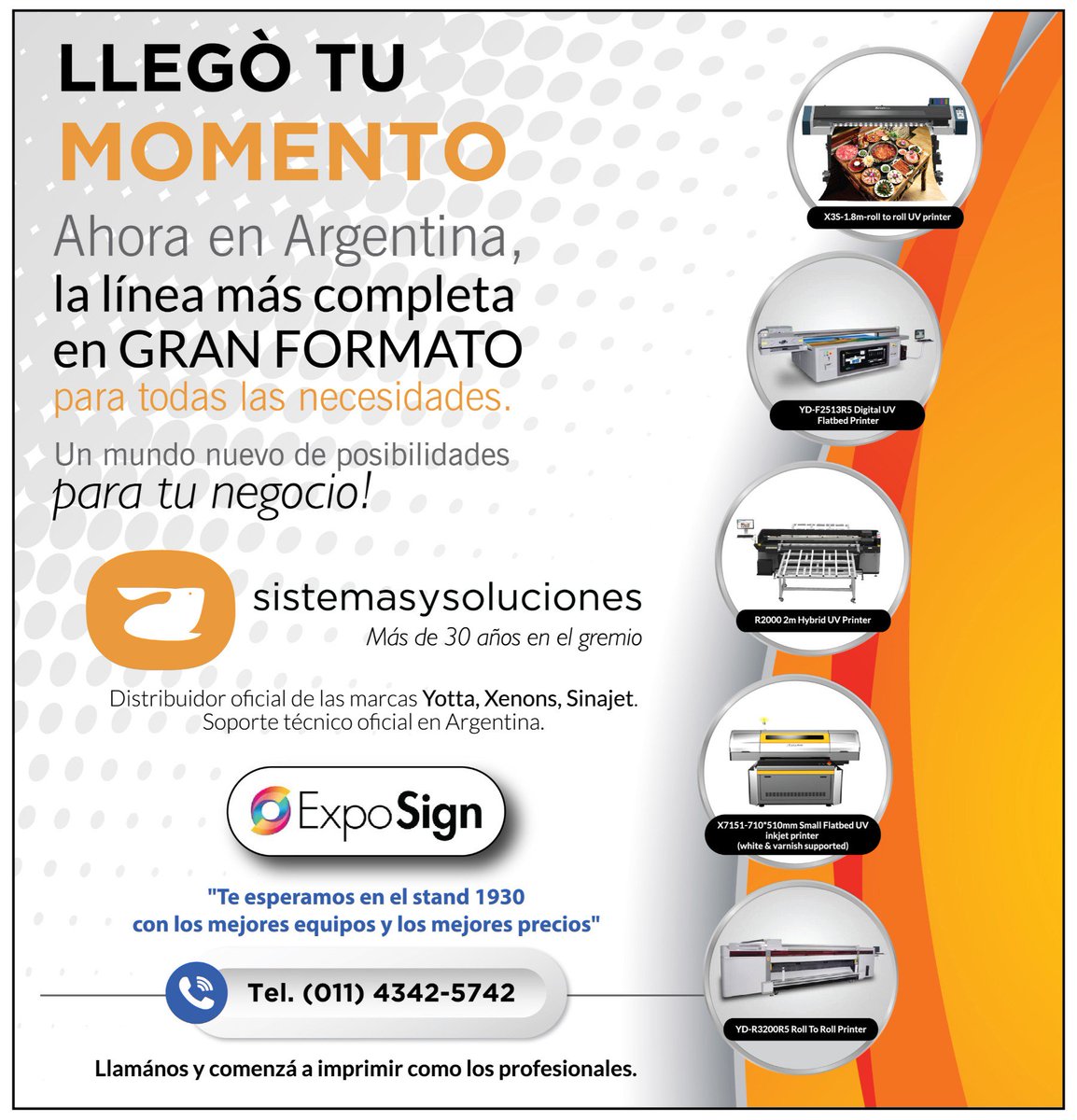 SisySol's tweet photo. Importador Directo
Equipos de Impresion
Equipos de Finalizado
Insumos - Repuestos
Servicio Técnico
info@sistemasysoluciones.com
https://t.co/cOTMwta7Eo
#imprentadigital #impresiondigital #digitalprinting #printing #exposign #exposign2019 https://t.co/5fs9lXc0rN