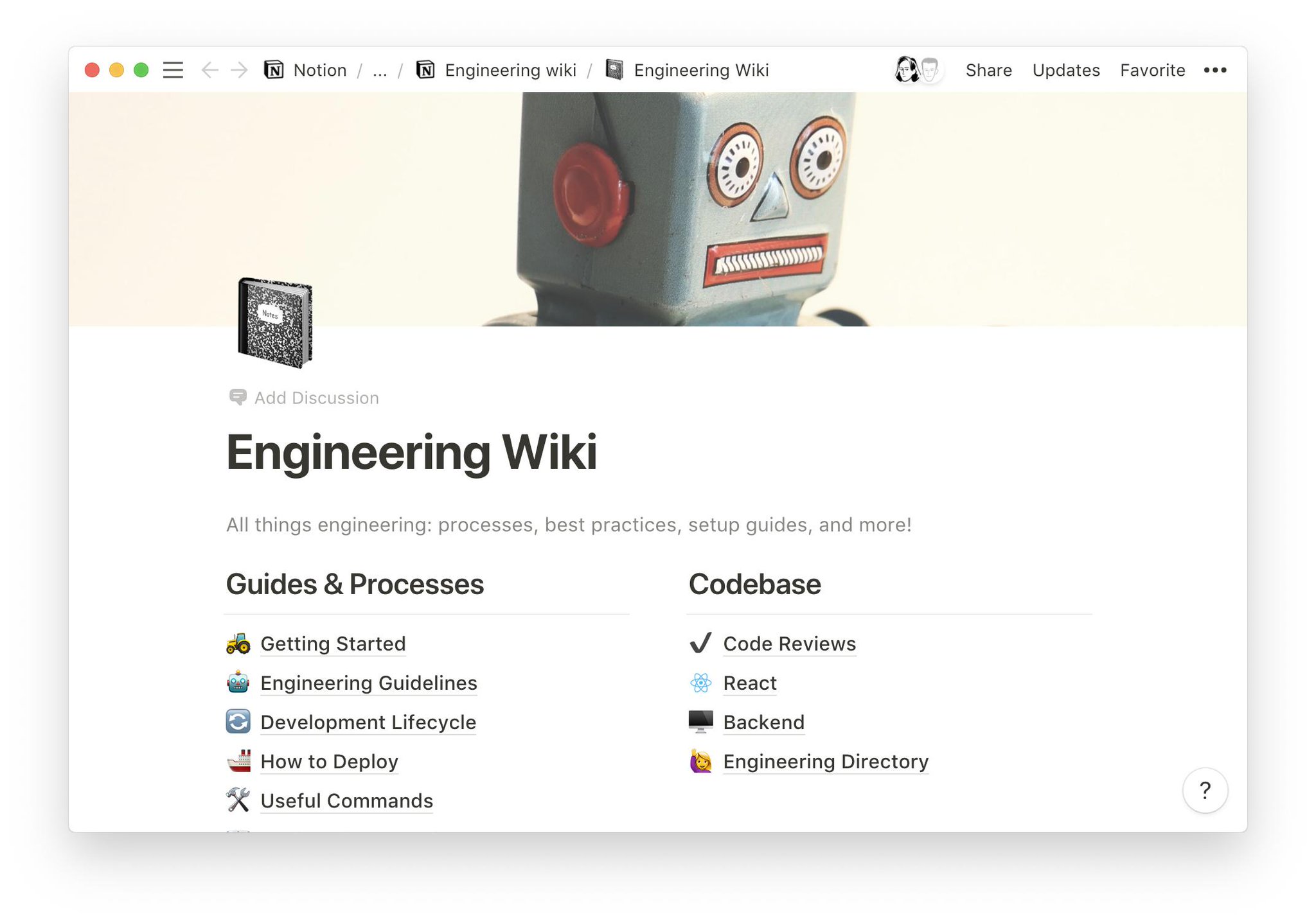 Best Wiki Templates from Notion