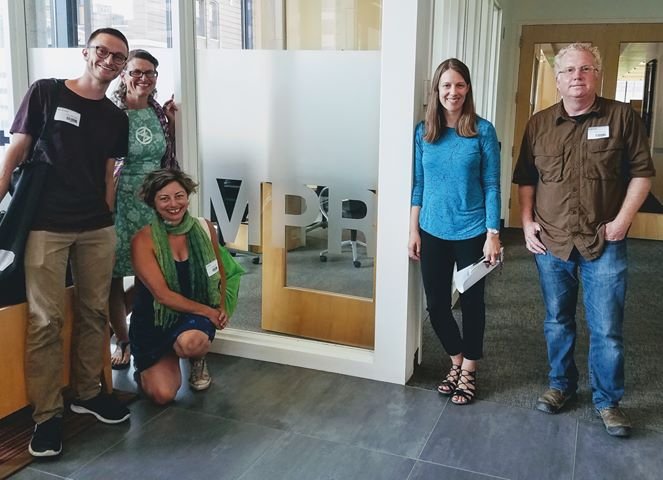 RebellionTwin's tweet photo. XRTC met recently with @MPRnews to discuss their coverage of the climate crisis. We urge MPR to convey the truth of the climate emergency we are in, in Minnesota and throughout the world.
#ExtinctionRebellion #XRTC #Demand1 #MediaMonday #TellTheTruth #RebelForLife #ClimateCrisis https://t.co/IV60lAJM4x
