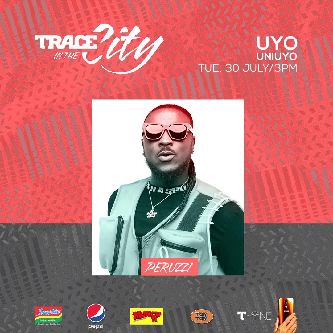 All the way from DMW, the 'I'm losing Control' crooner @Peruzzi_VIBES will be in the University of Uyo tomorrow 

Venue is the Mini Stadium, University of Uyo
Time : 3pm
Entrance is FREE
#TraceInTheCity2
#TraceInUyo 
#UniversityofUyo