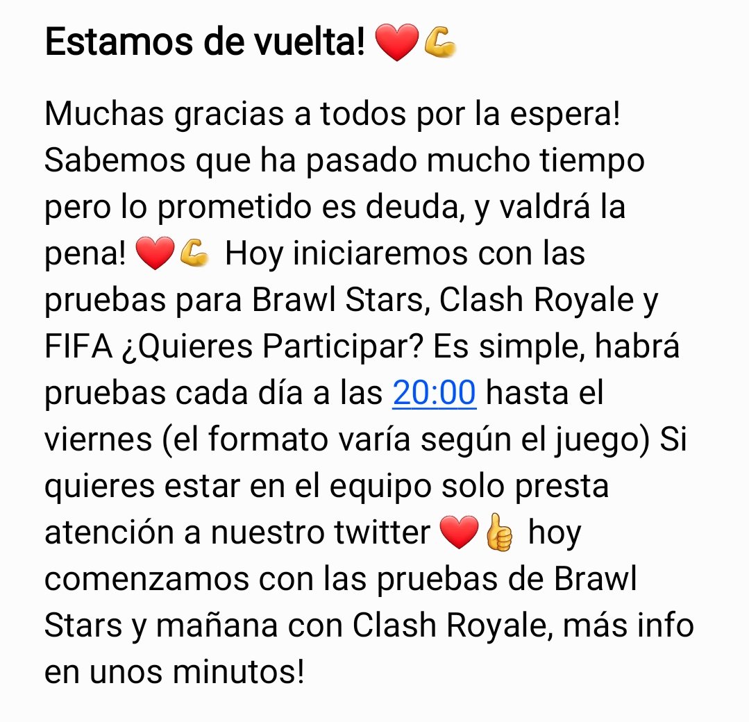 Todo el proceso de pruebas será casteado y habrán diferentes jurados del Staff que estarán evaluando todos los aspectos existentes en los diferentes juegos ❤💪

#NTIFamily #NTIComeback #NTIUnstoppable