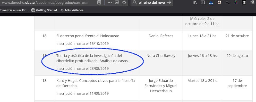 PHGM77's tweet photo. 🔜Teoría y práctica de la investigación del ciberdelito profundizada. INSCRIPCIÓN DESDE EL 8 de Agosto!!! ⚖️UBA 😎 Es muy importante tener una base previa para aprovechar la cursada ⚠️. A Cargo de la Prof. Cherñavsky y equipo de ciber-Investigación. 💻https://t.co/GL64fcwP8j https://t.co/NLw0LCEj85