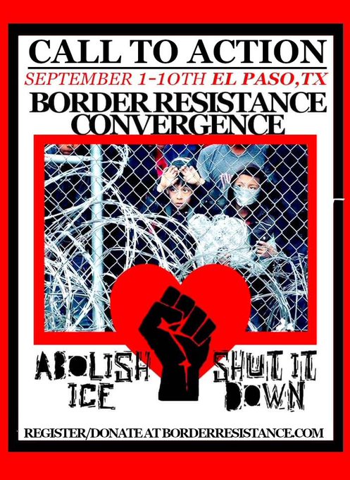 Antifa TERRORISTS Gearing Up for 10-Day Siege on Southern Border, Flyers Show Dead ICE Agents EArVjRMUcAQfQHn?format=jpg&name=small