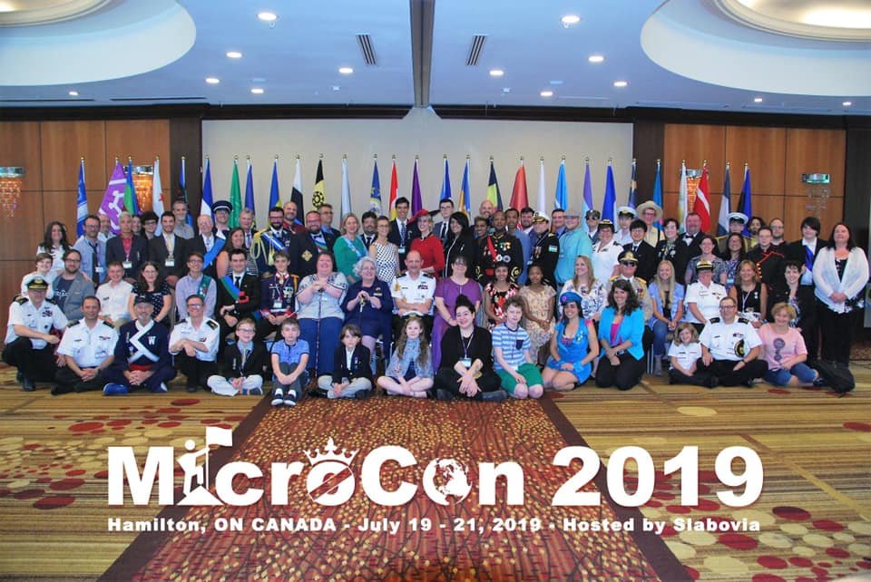 Heads of State from 44 micronations at MicroCon 2019.