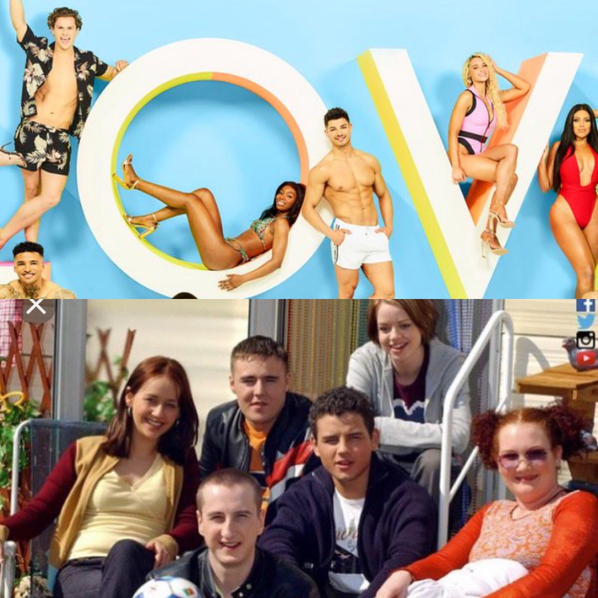 _RachelForbes's tweet photo. Love Island 2019 (pre brexit) filmed in Mallorca vs Love Island 2020 (post brexit) filmed in Blackpool #LoveIsIand https://t.co/frRcdUqrCR