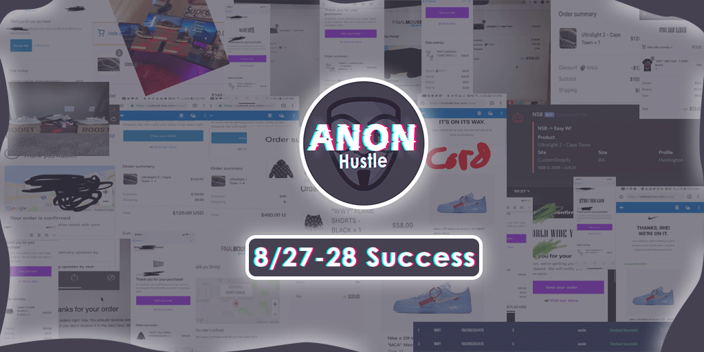 CookDesigner's tweet image. Big Past Few Days for @AnonHustle_ Peep Their New Success Design