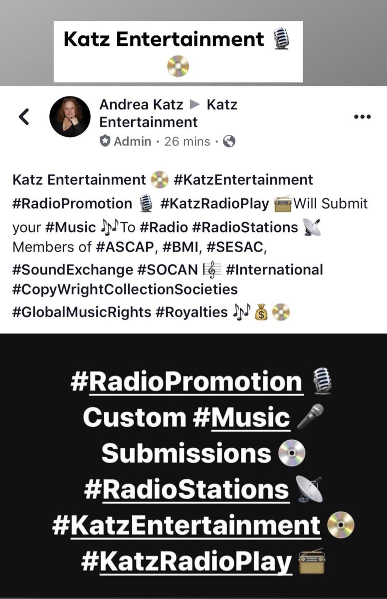 KatzEnt's tweet image. #katzentertainment 📀#katzradioplay 📻#katzradiopromotion