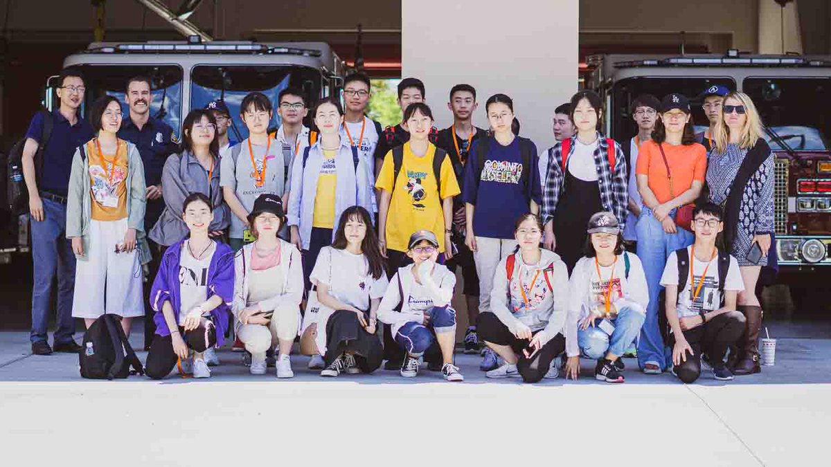 CenterAEC's tweet photo. We're so excited to host our teens from Ningbo, China! 🎉
Location: Buena Park Fire Station 🚒
#immersion #myamericanexperience https://t.co/R8rUfIe2wU