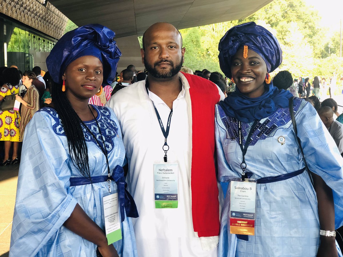 #TheGambia and #Ethiopia #culturaloutfits #Africaunited #MandelaFellows #2019summit @WashFellowship