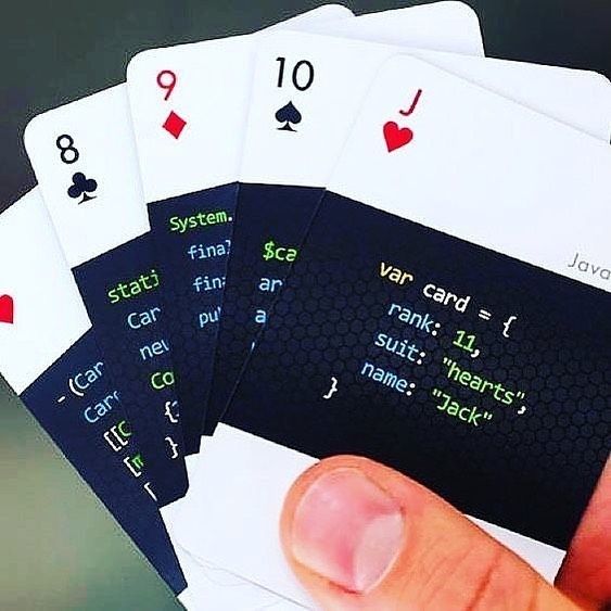 promptdeploy's tweet photo. Anyone wanna play cards? 😉
•
•
•
•
•
•
#java #javascript #itfun #itmemes #memes #programmingmemes #codingmemes #programmer #codetaurus #programming #programminglife #pythonprogramming #programmingjokes #codingmemes #meme #codinglife #developerlife #codinglove #coding https://t.co/SyFAmWjHrO