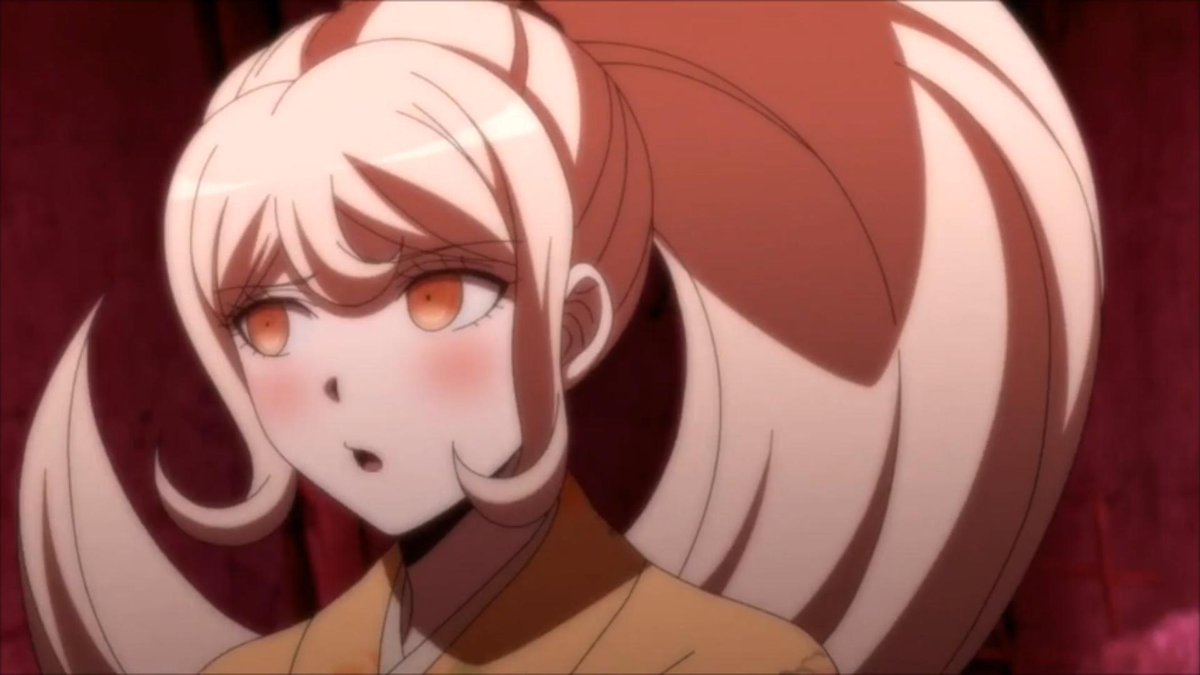 And finally, yes, i'm aware and glad about DR3 because if not, id personally hunt down Kodaka.Like, c'mon- this scene too, where she THANKS Mikan blushing and the girl starts crying...HIYOKO'S NICE DEEP DOWN, PLEASE, SEE THAT, PLEASE