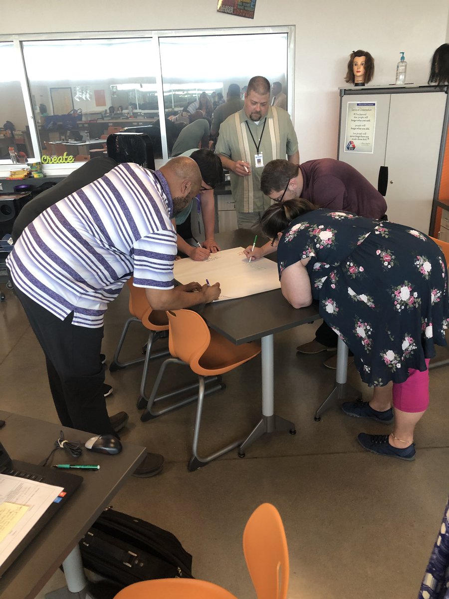 mrshjohnston's tweet photo. Had a great afternoon welcoming our @DysartUSD HS Social Studies Ts to the district with a little dive into curriculum! It’s going to be an EXTRAORDINARY year! #wearedysart #dysartlearns https://t.co/Q67wsNqB1U