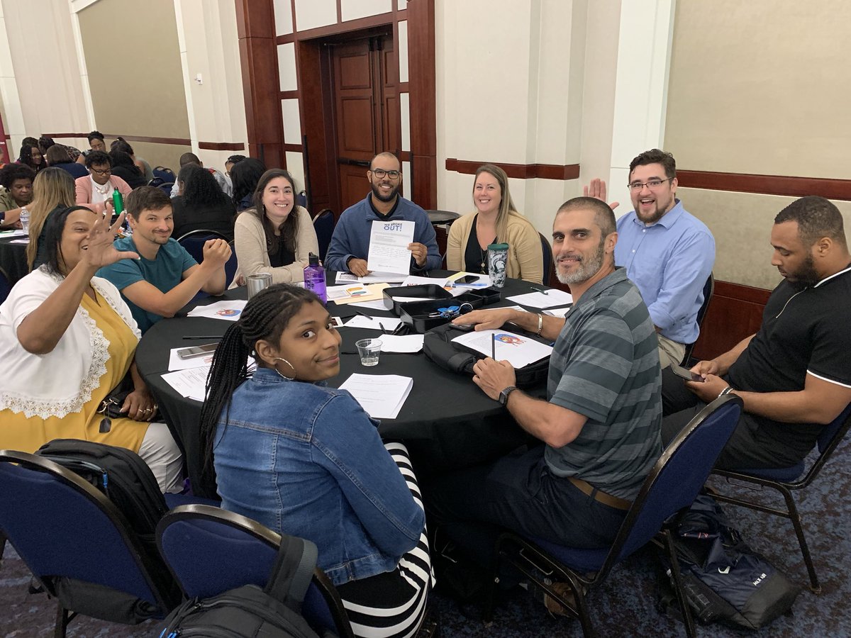 becca_s_goddard's tweet photo. Had so much fun today at New Teacher Celebration introducing our new teachers to #StandardsMasteryFCS with @breakoutEDU ! #welcomehome #studentfocusedlearning #theresnoplacelikeFulton @GO_Fulton @FultonCoSchools https://t.co/1tA48Enqml