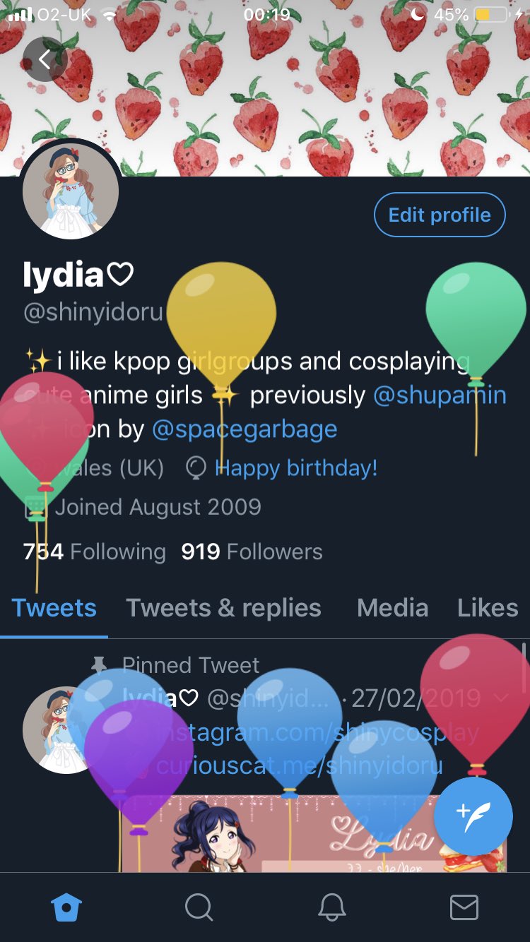 Anyway! happy birthday to me, lisa kudrow and emily brontë  