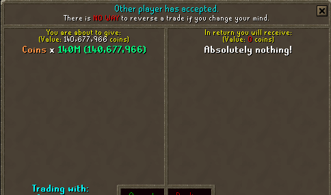 ZoonixSwaps's tweet photo. 830M RS3 -> 140.6M OSRS https://t.co/yX8r2ZQIXo