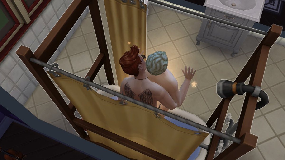 NiktoDoc's tweet photo. #goodomens #Crowley #Aziraphale #Sims4 

Мои последние две клетки мозга в симс: https://t.co/E4Y3t8rcOp