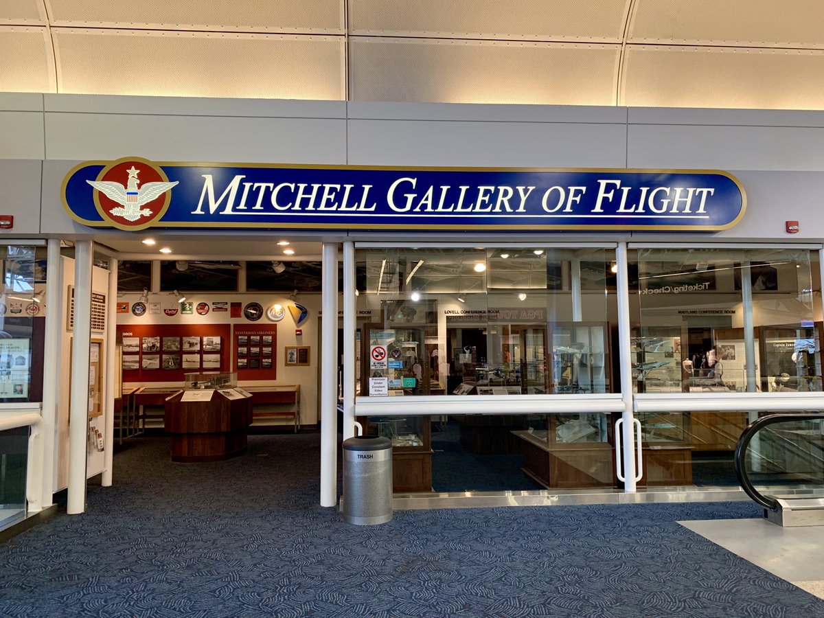 tperkowski's tweet photo. The Mitchell Gallery of Flight @MitchellAirport is worth a stop for #AvGeeks if you have some time before a flight. https://t.co/NsnhrGoNLe https://t.co/liIo7nnlUn