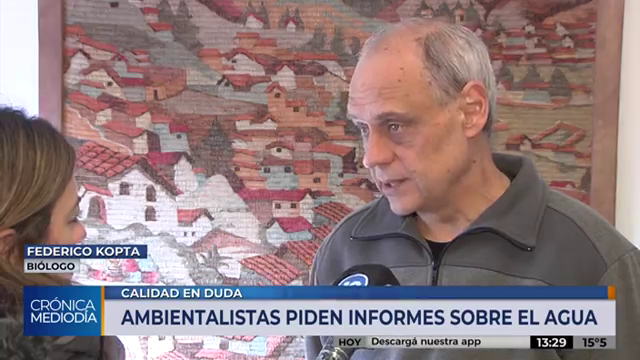 FedericoKopta's tweet photo. Crónica 10. 29/7/19. Tras los reportes por mal olor y sabor del agua de red en Córdoba, ambientalistas piden al ERSEP explicaciones sobre la calidad del agua.
https://t.co/oSGVlRDxCJ https://t.co/PsenjxgyDY