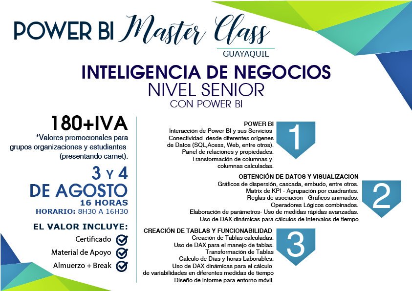 expertus_ec's tweet photo. Listos para llevarte al siguiente nivel! Sabías que nuestro programa Inteligencia de Negocios con #PowerBi tiene 3 niveles de conocimiento?
Conoce el contenido y únete a los profesionales que están cambiando la toma de decisiones a un modo ágil y confiable. #MasterClass #Bi #Dato https://t.co/5APnXUqCfu