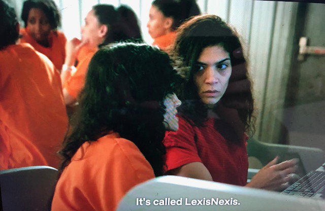 LexisNexis's tweet image. Spoiler alert! @OITNB