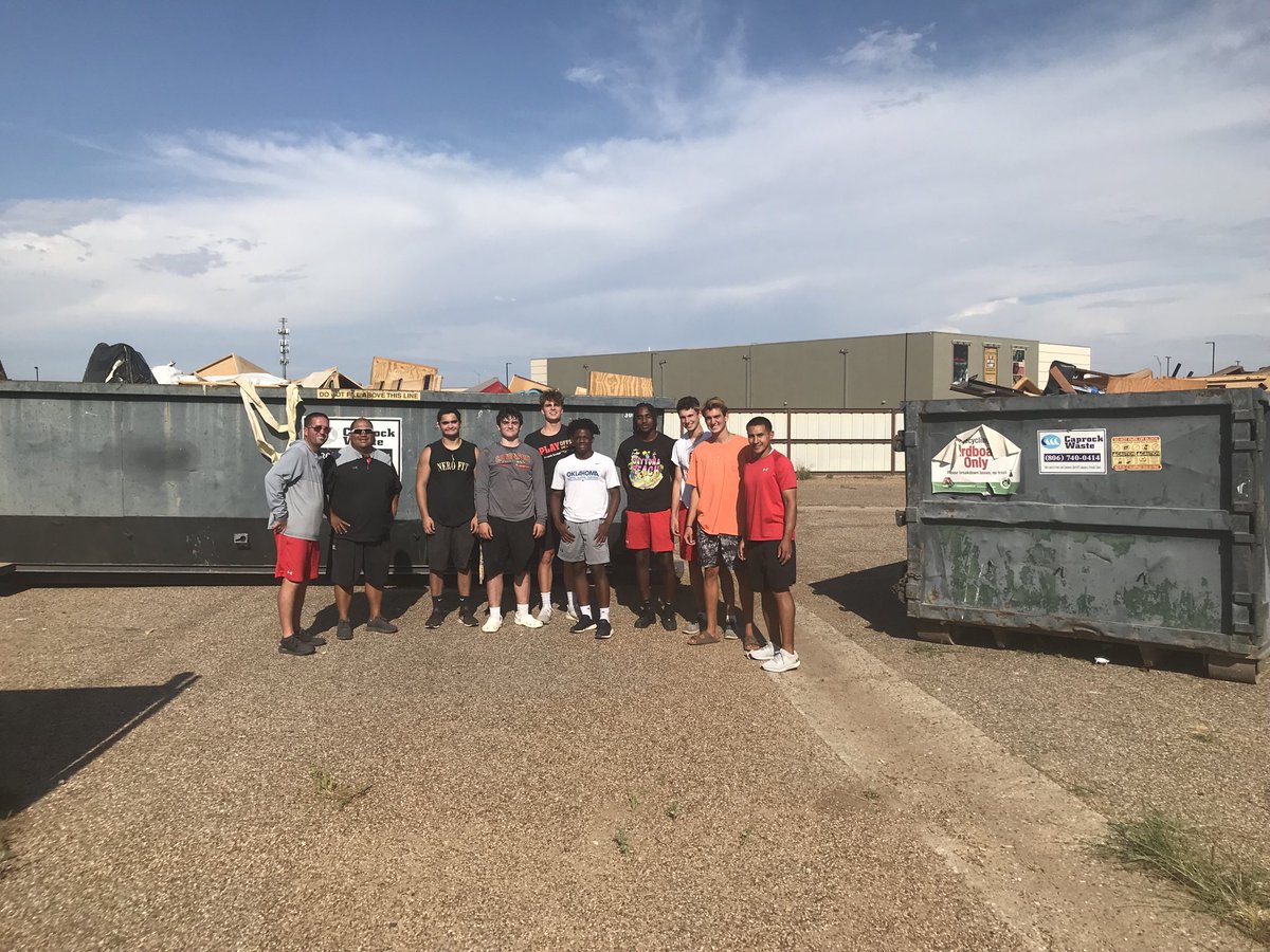 Appreciate these Mustangs doing some Community service at the Buckner children’s home!