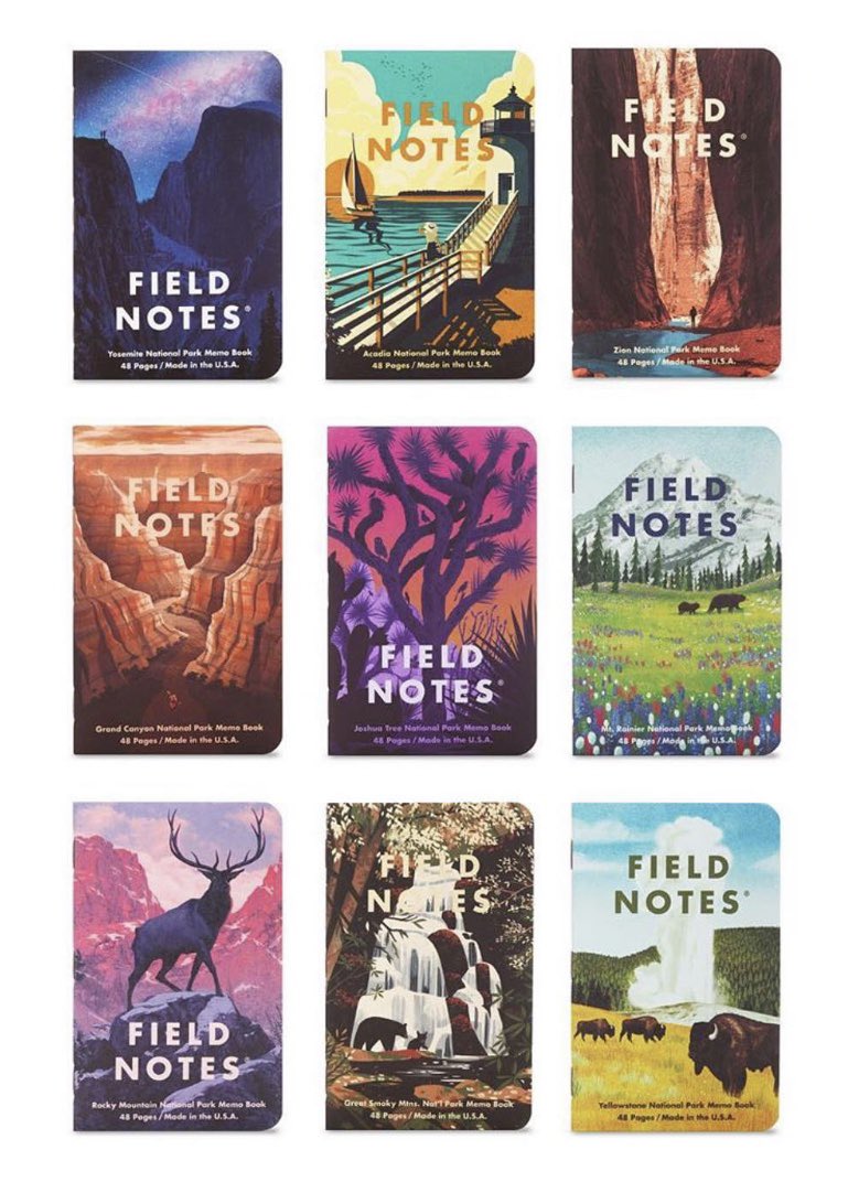 Loving these #NationalParks notebooks from <a href="/fieldnotesbrand/">Field Notes®</a>! Available now at the shop while supplies last! Open 7 days a week in the ❤️of <a href="/JackLondonSq/">JackLondonSq</a>!