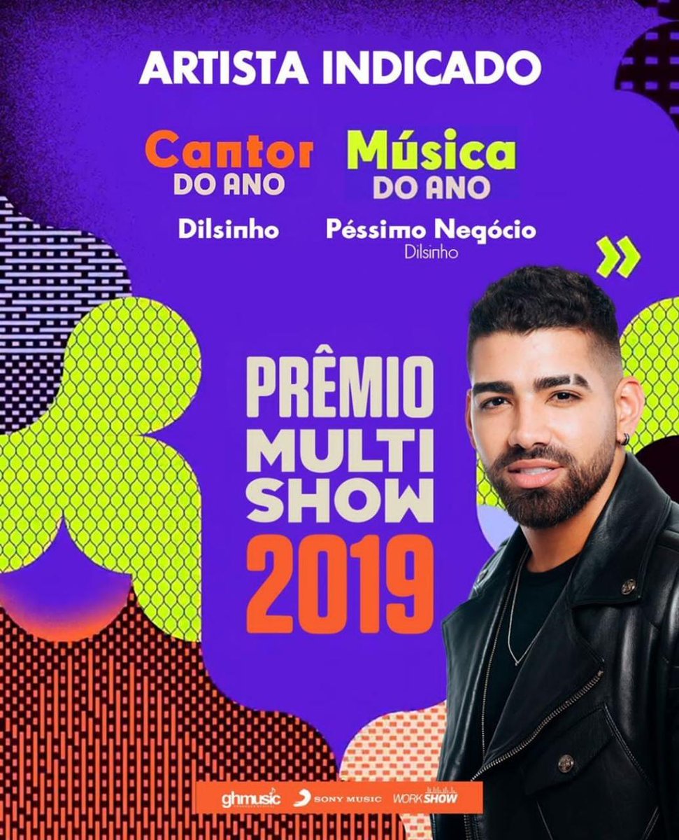 FcdilsinhoC's tweet photo. •multishow•
.
"Péssimo Negócio'', do @dilsinho estar nas indicações de músicas mais tocada do ano😍
Uma certeza temos:É a mais tocada sim senhor!
votem na categoria música do ano no site do @multishow @DilsinhoOficial https://t.co/doDjBazQjr