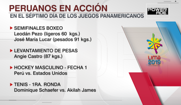 SC_ESPN's tweet photo. #LimaNoPara ¡La agenda de los deportistas peruanos para el séptimo día de #Lima2016! [By @PoweradePe] ▶ https://t.co/7TD2lGGXqP https://t.co/FBQsqzclg0