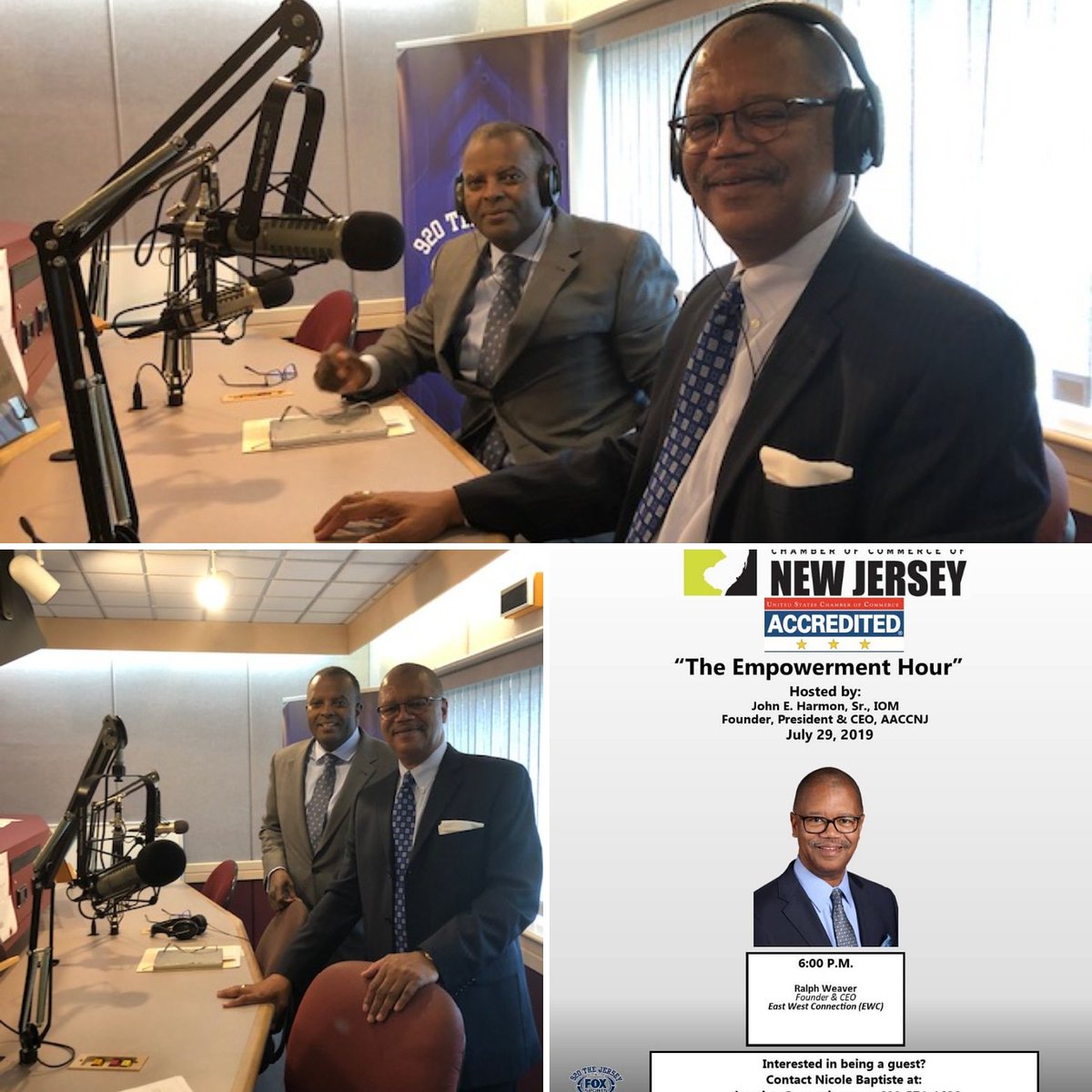 EWCMeetings's tweet image. Thank you to everyone who listened in on tonight's #EmpowermentHour with the @aaccnj and EWC CEO Ralph Weaver!