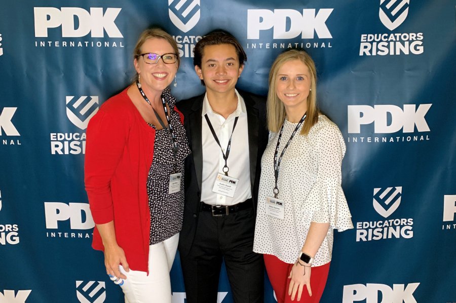 Two 2019 FHN graduates competed in the National Educators Rising Competition over the summer. Austin Shariff placed first in Lesson Planning and Delivery - Arts, and Abbey Seemes placed fifth in Lesson Planning and Delivery - Humanities. Read more: bit.ly/2MfQA3d