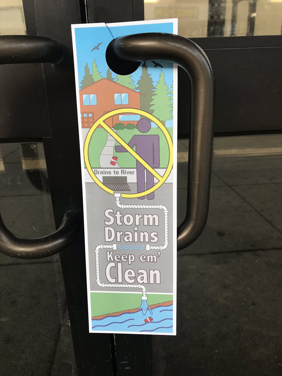 GreenChristiney's tweet image. Storm drain signage #keepemclean @FriendsMissRiv #stpaul