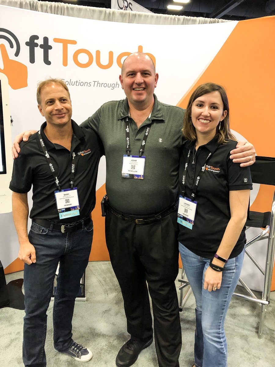 softtouchpos's tweet photo. We had the pleasure of catching up with Adam Dawkins, one of our Resellers, from Royal T Systems! If you guys are out here stop by and say hi! Booth#229
.
.
.
#retailnow2019 #merchantprocessing #Pointofsale #software #restaurantsystems #hospitality https://t.co/aUDTcTMXLF