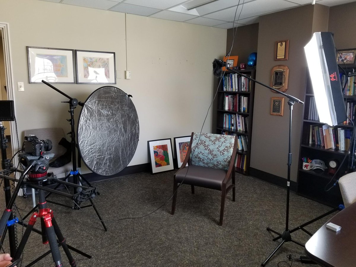 Promofuse's tweet image. On campus at TTU today doing an interview-style video promo shoot. #onestopshop #lubbockdesign