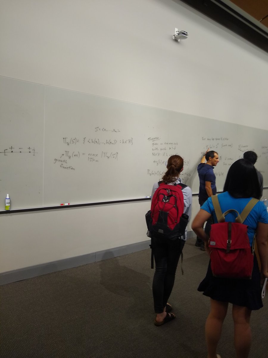 hassanrafique_'s tweet image. First day went very well. Learned new things about #StatisticalLearningTheory & #Optimization